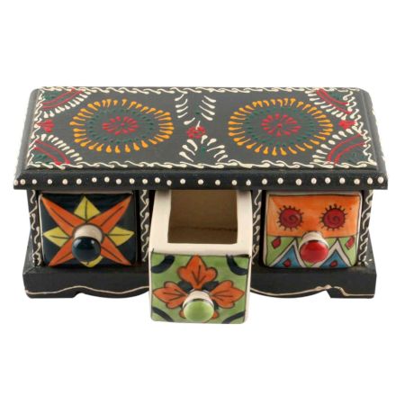 Spice Box-1416 Masala Rack Container Gift Item